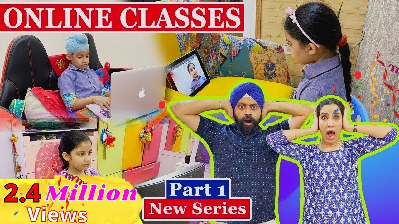 Online Classes - Season 1 - Part 1 | RS 1313 SHORT STORIES | Ramneek Singh 1313 #Shorts