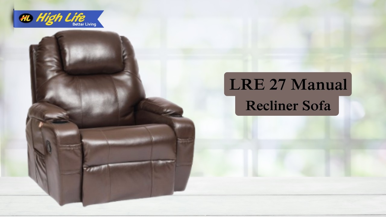 LRE 27 Home Theater Recliner Sofa | Luxury Seating for Home Cinema Setup