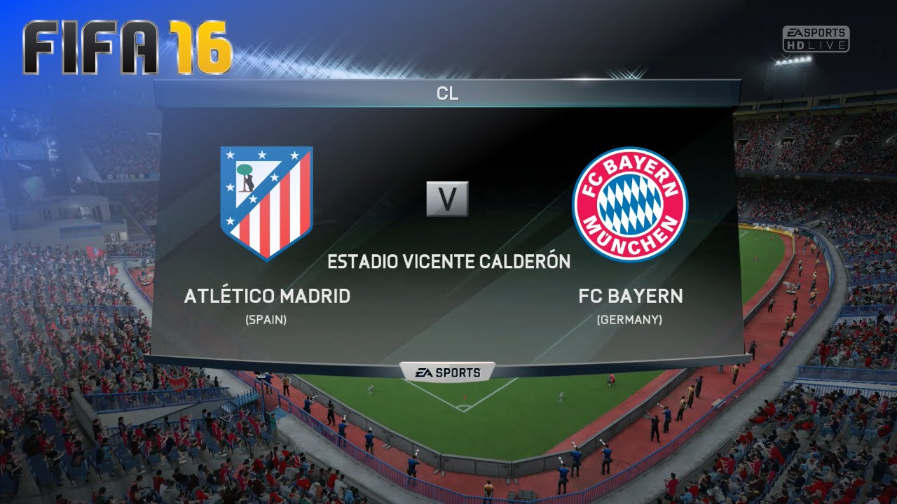 FIFA 16 - Atlético Madrid vs. FC Bayern München @ Estadio Vicente Calderón (Season '16/'17)