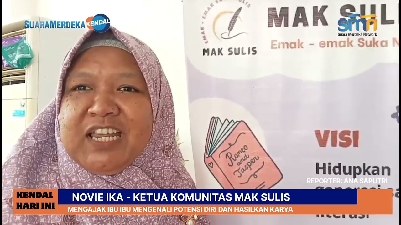 Komunitas Mak Sulis Kendal, Mengajak Ibu-Ibu Mengenali Potensi Diri dan Hasilkan Karya