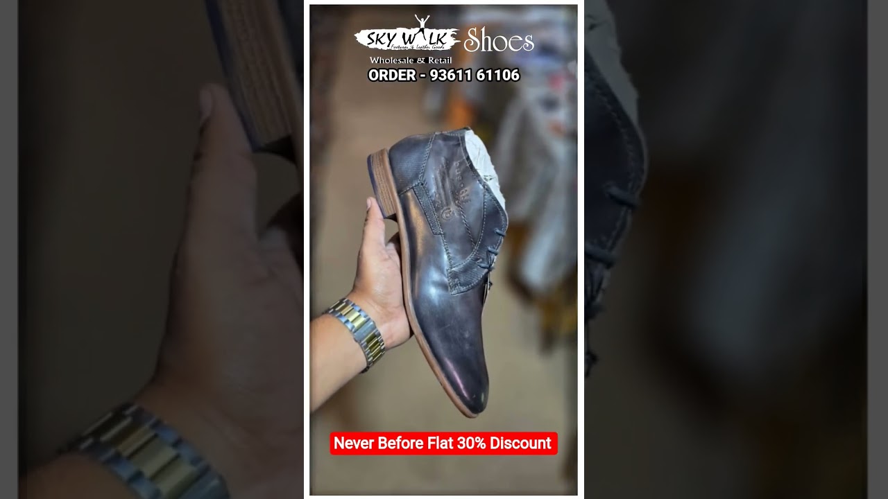 Genuine Leather shoes wholesale  market in Ambur #shorts #Ambur #shoes