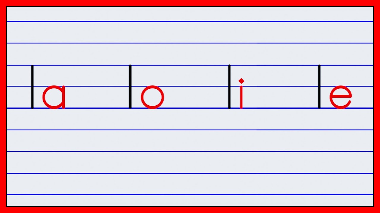 les syllabes en français avec la lettre l minuscule en écriture script