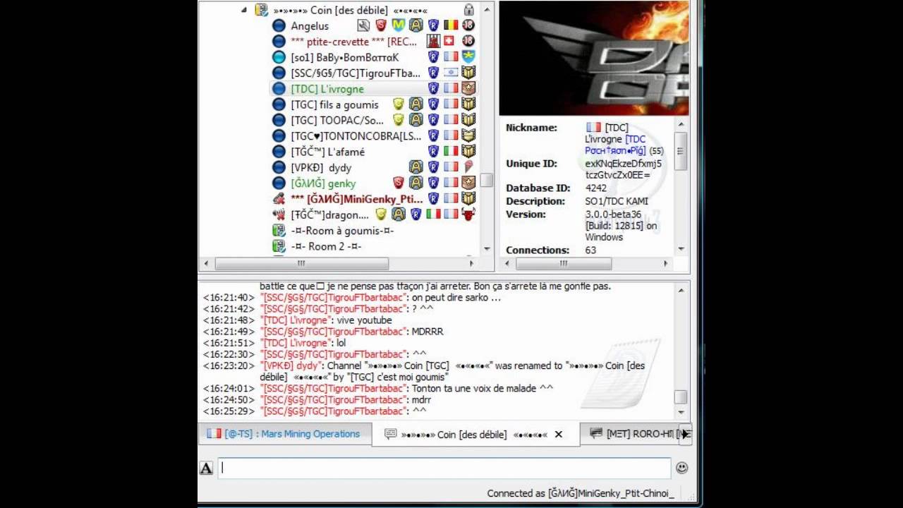 Darkorbit - Délire sur le TS écouté tout ! ;) (1)