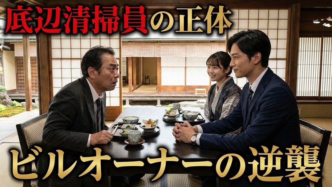 底辺清掃員と罵る義父「ヒモは縁を切れw」→妹が俺の正体を明かした瞬間の末路