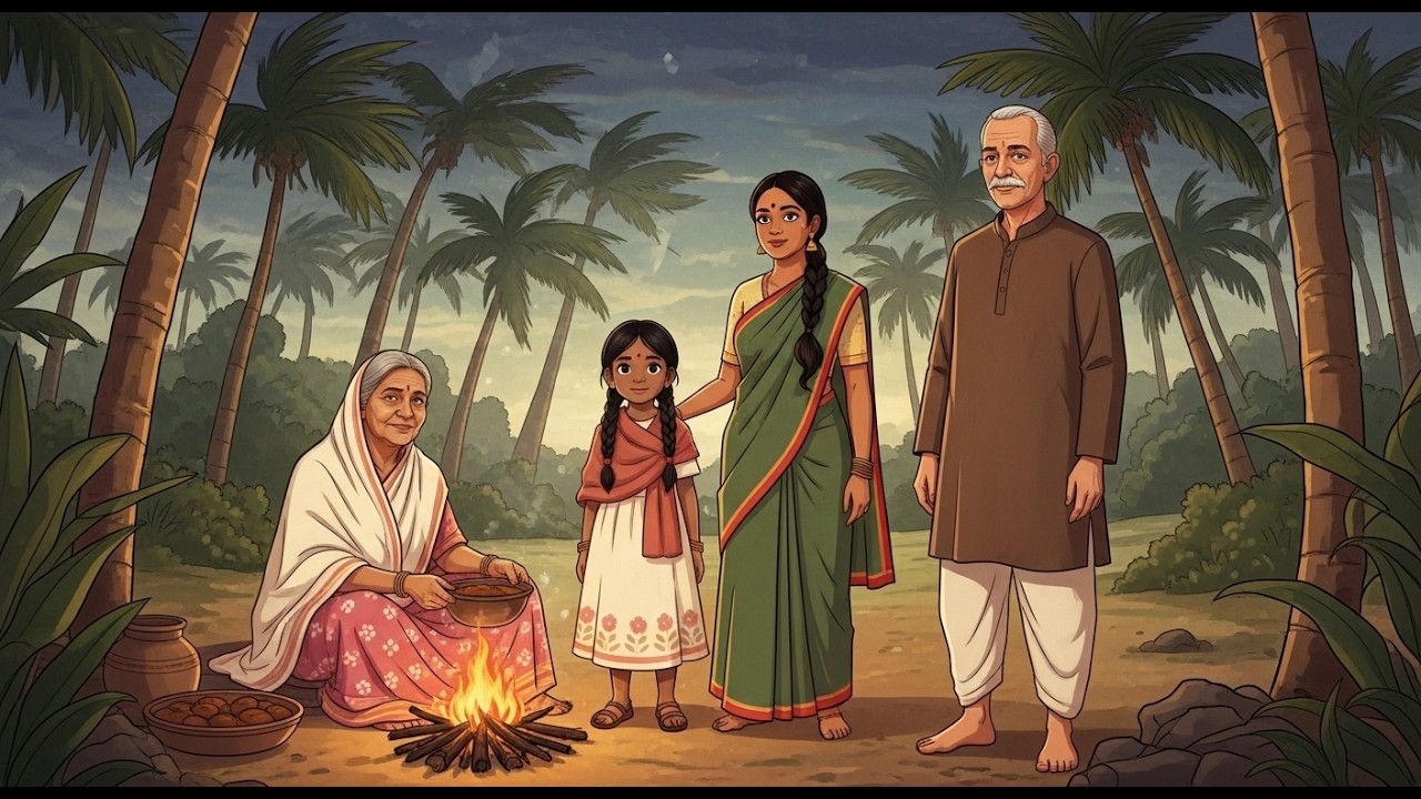 Soft Footsteps in the Snow – Cozy Fireplace Tea Evening | Ghibli-Inspired Winter ASMR