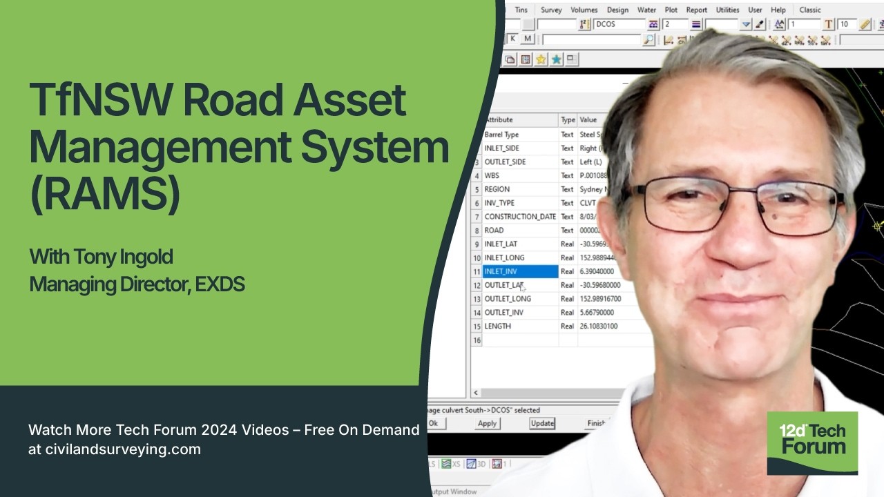 12d Model Tutorial: Generate RAMS Loader Files for Transport for NSW Assets