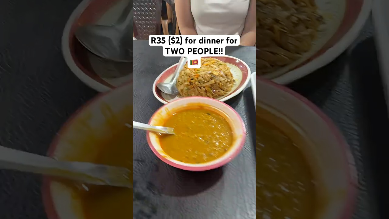 Sri Lanka is SO affordable! (And the food is sooooo delicious 🤤)