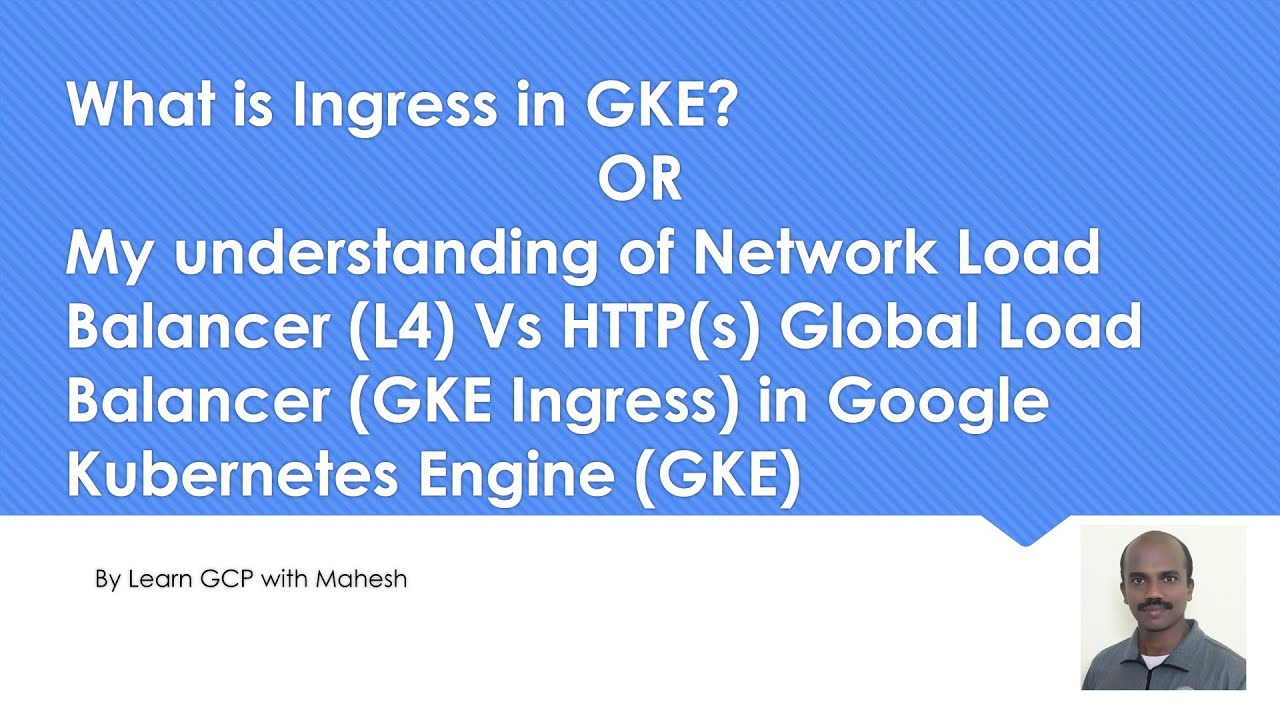 What is Ingress in GKE or My understanding of Network LB(L4) Vs HTTP(s) Global LB (Ingress) in (GKE)