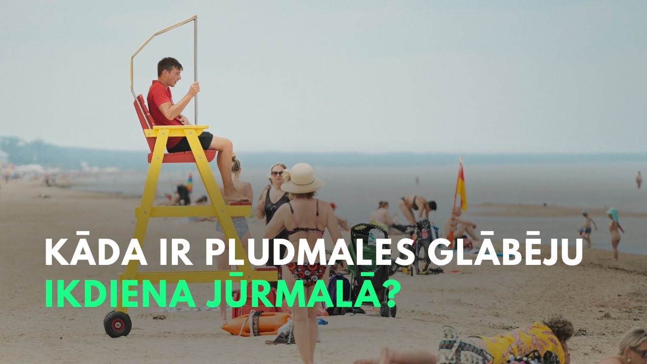 Kāda ir pludmales glābēju ikdiena Jūrmalā?