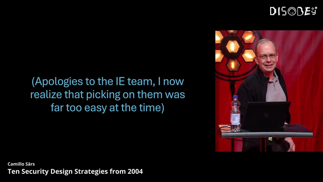 [D25] Ten Security Design Strategies from 2004 - Camillo Särs