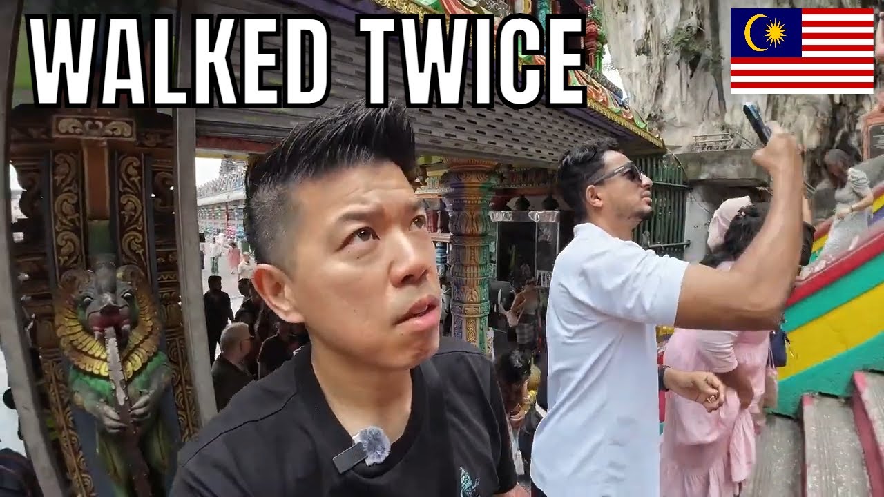 Monkeys at Batu Caves! 🇲🇾 | Do you dare walk barefooted?