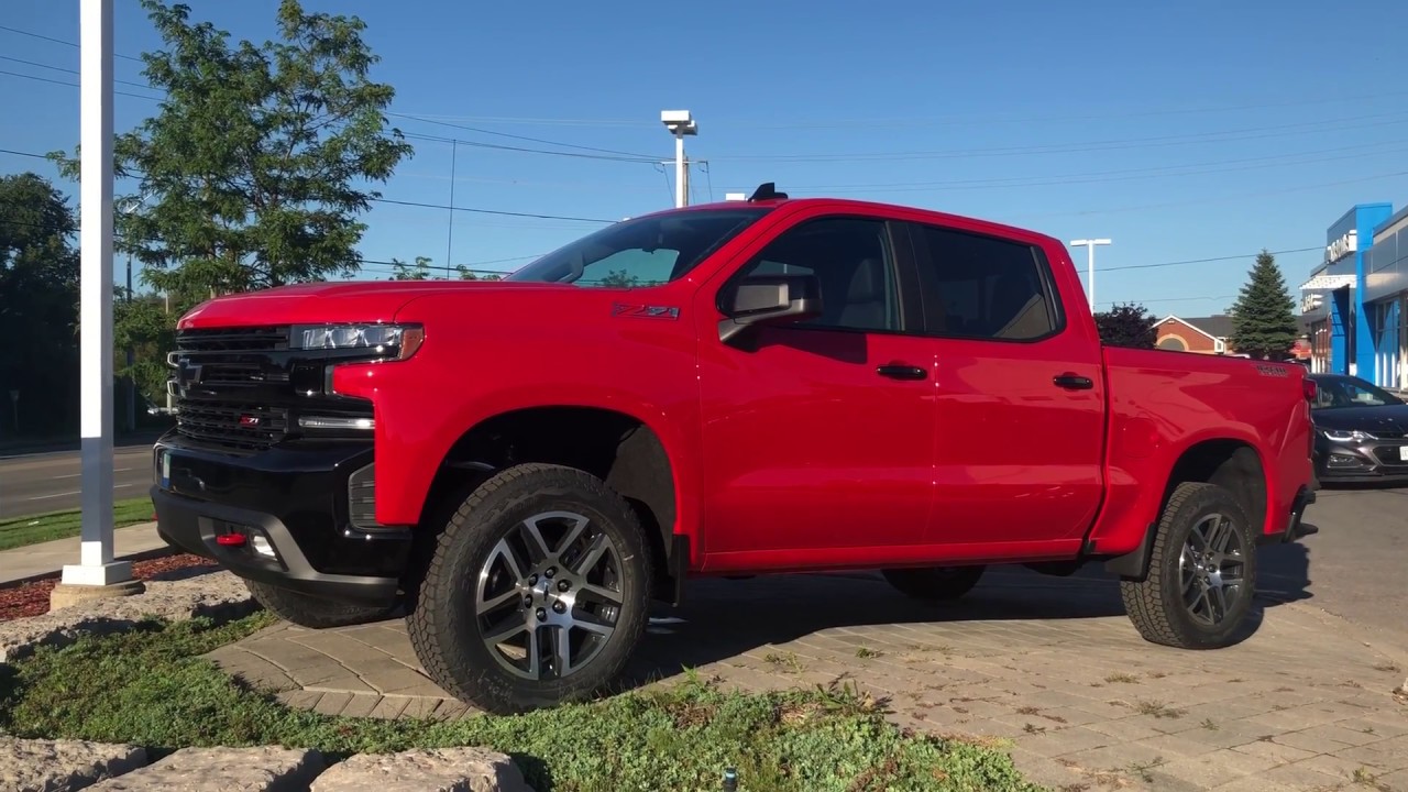VEHICLE SOLD!  Red 2019 Chevrolet Silverado 1500 LT Trail Boss Review Courtice ON - Roy Nichols