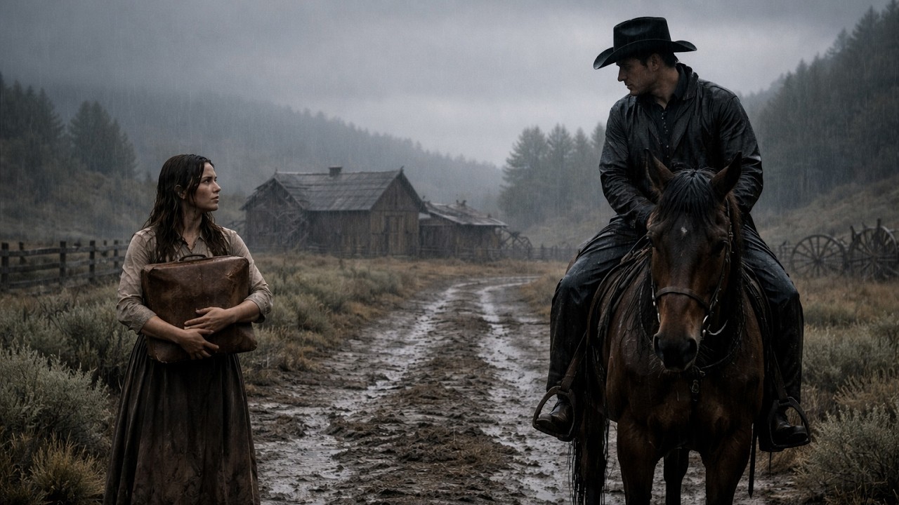 Lone Cowboy Found an Abandoned Mail-Order Bride in the Storm — Not Knowing Love Was All She Had Left