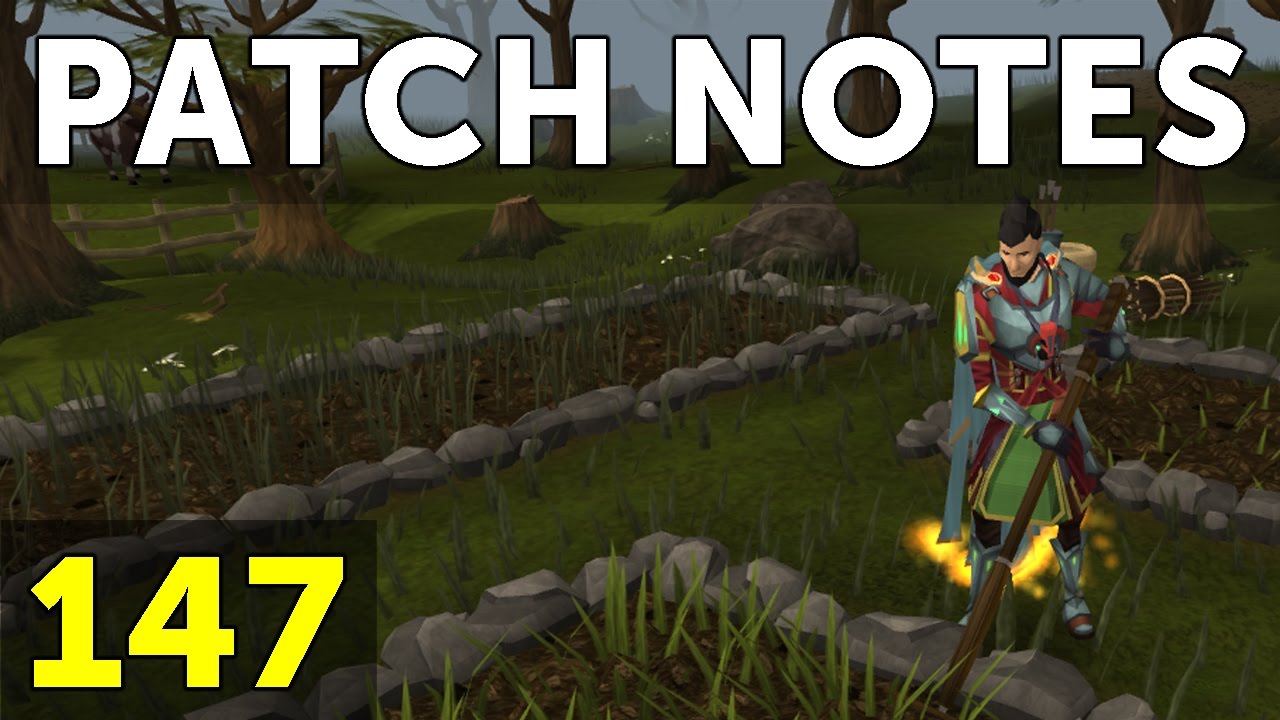 RuneScape Patch Notes #147 - 21st November 2016