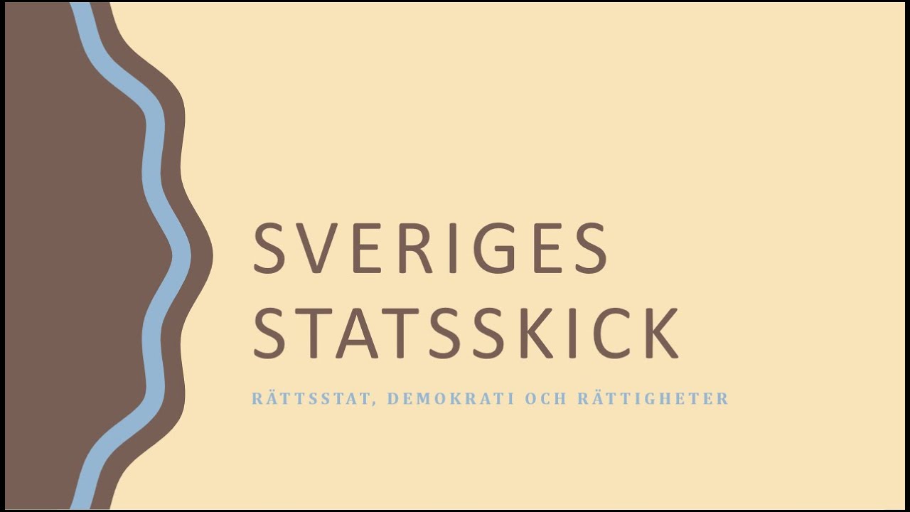 03. Sveriges statsskick