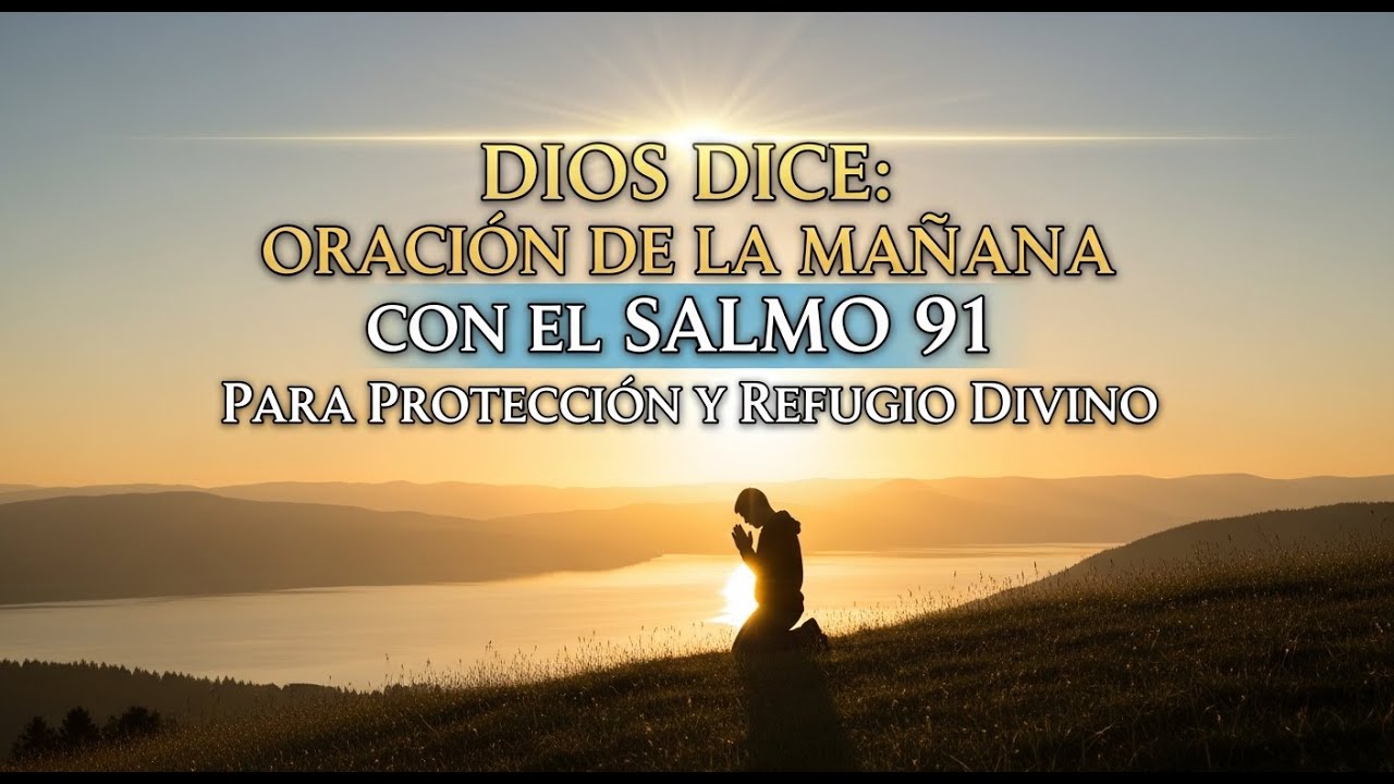 DIOS DICE: ORACIÓN DE LA MAÑANA CON EL SALMO 91 PARA PROTECCIÓN Y REFUGIO DIVINO