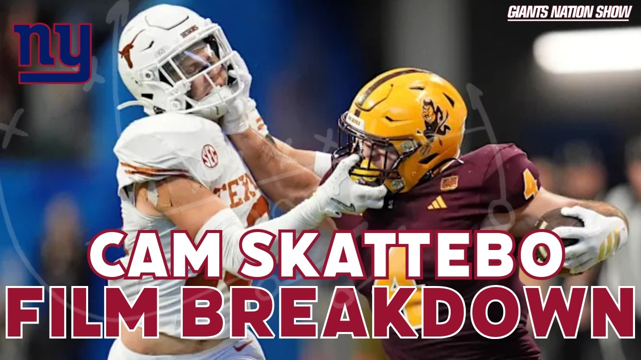 Giants RB Cam Skattebo Film Breakdown (Arizona State 4th Round)