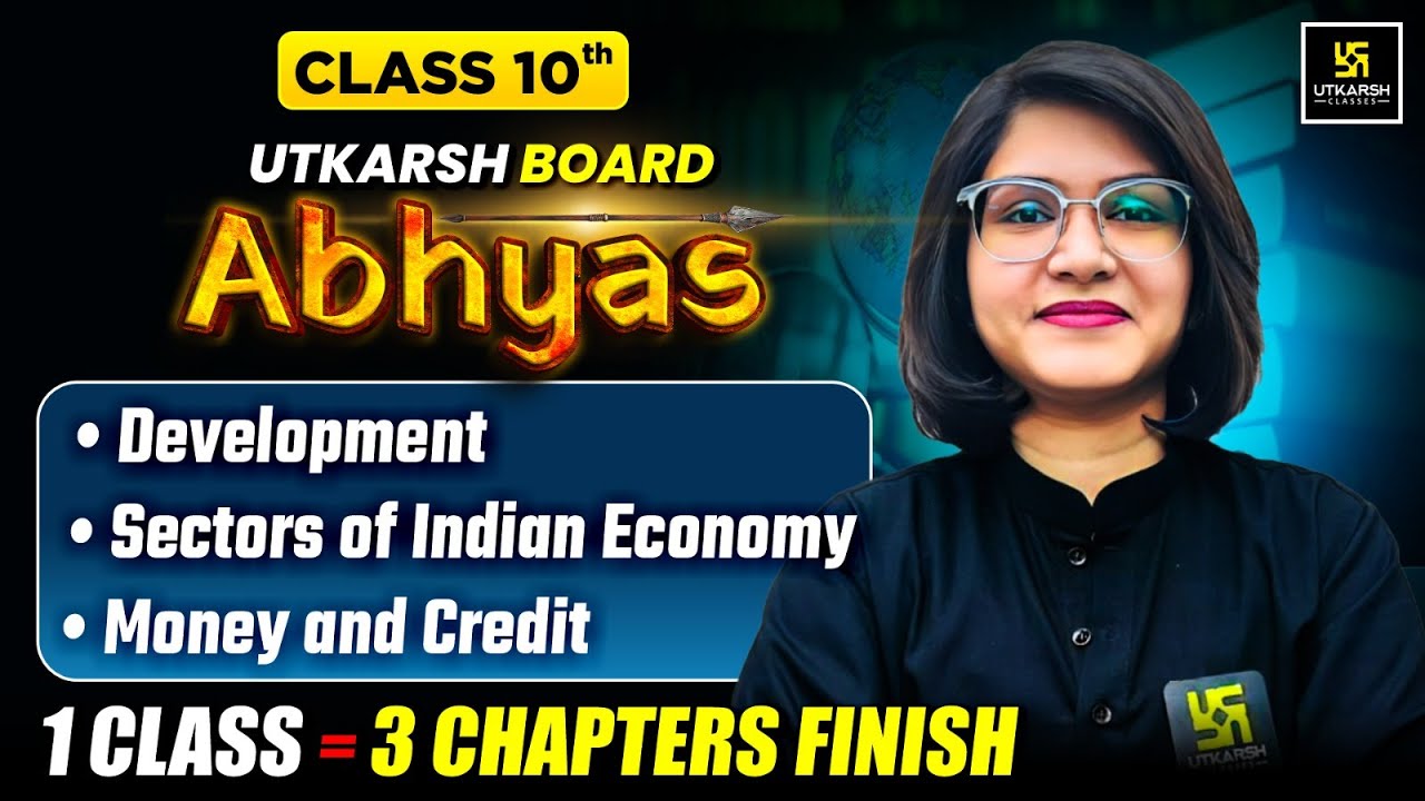 RBSE Board Abhyas 2026 | Class 10th Economics Ch 1-3 One Shot Revision | Class 10 SST | Varsha Ma'am