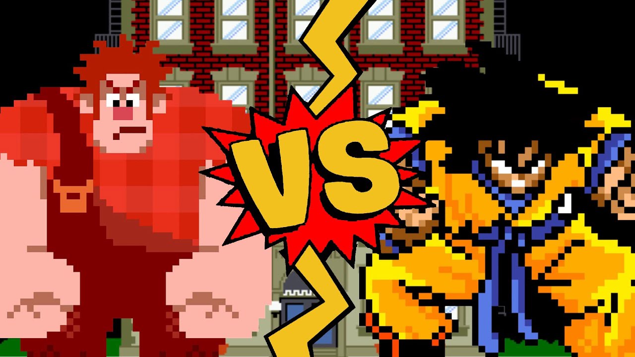 M.U.G.E.N Battles | Wreck-It Ralph vs Goku