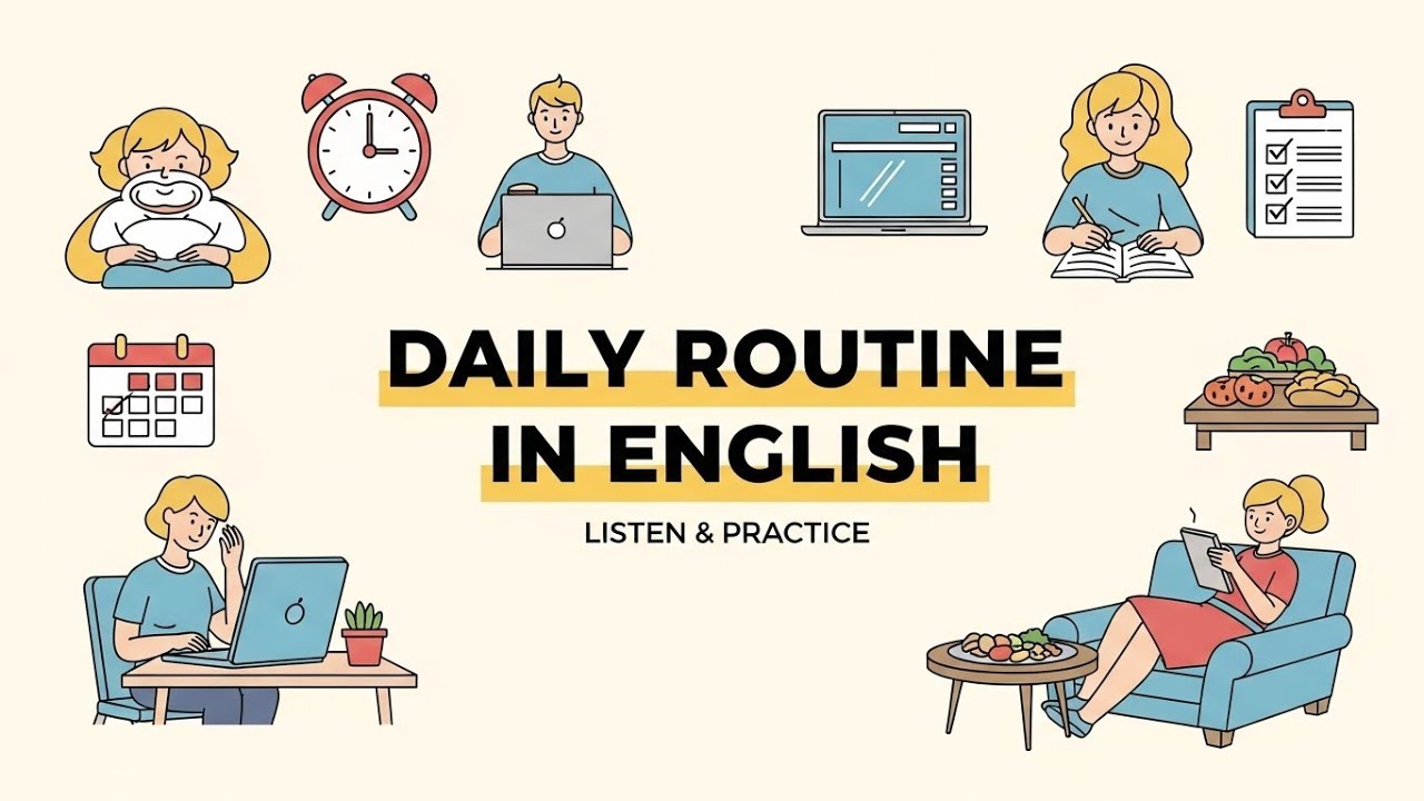 Как рассказать о своей повседневной жизни на английском языке | Аудирование и практика | Адаптиро...