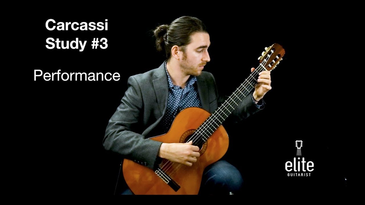 Carcassi Study #3 - Performance Preview EliteGuitarist.com Online Classical Guitar Lessons