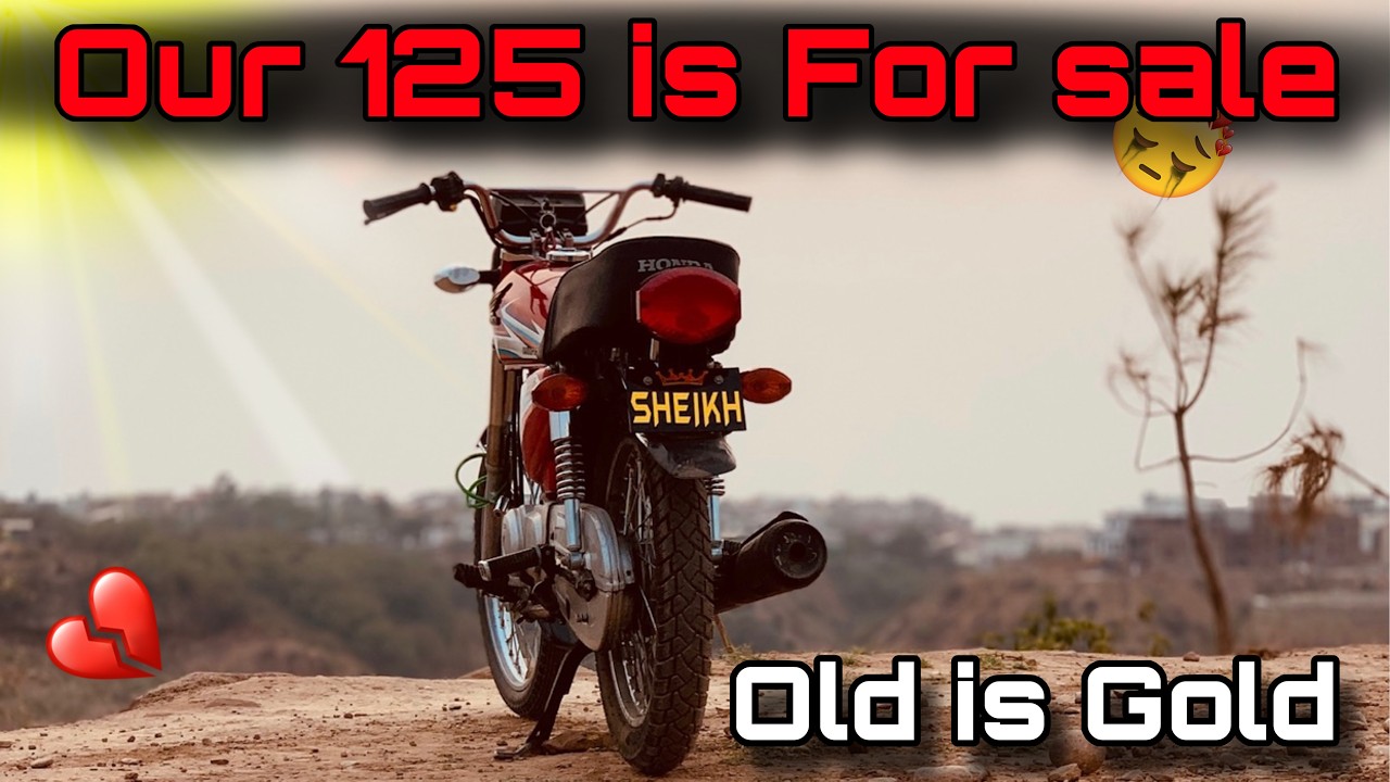 Honda CG 125 Complete Unwrap | Stickers Remove | Stock OEM Look | For Sale Vlog
