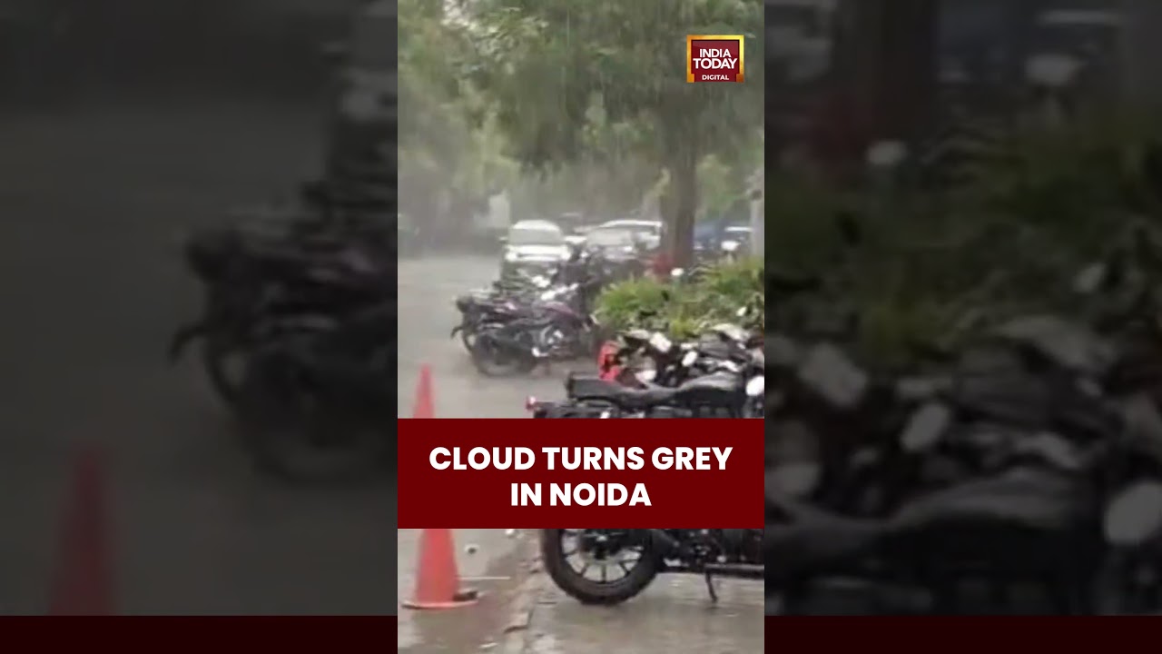 Noida Weather Alert: Rain & Thunderstorm Bring Big Change in NCR #monsoon #heatwave #weather #rain