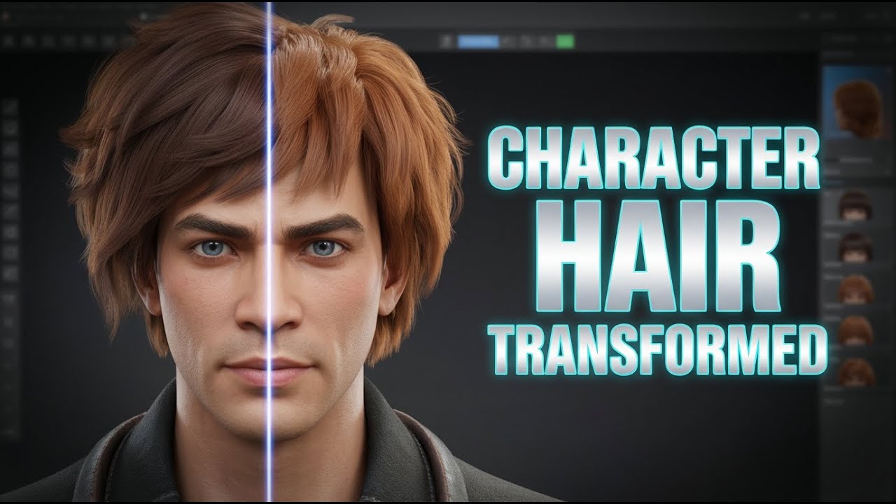 Creating Realistic Hair in Maya (Character Hair Tutorial)