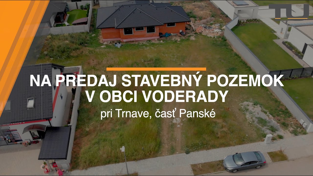 STAVEBN&Yacute; POZEMOK NA PREDAJ - Voderady