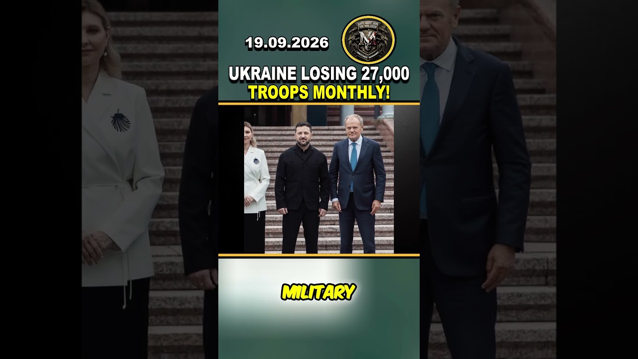 ⚠️ POLAND PM: UKRAINE LOSING 27,000 TROOPS MONTHLY! #ukraine #russia #putin #zelensky #poland