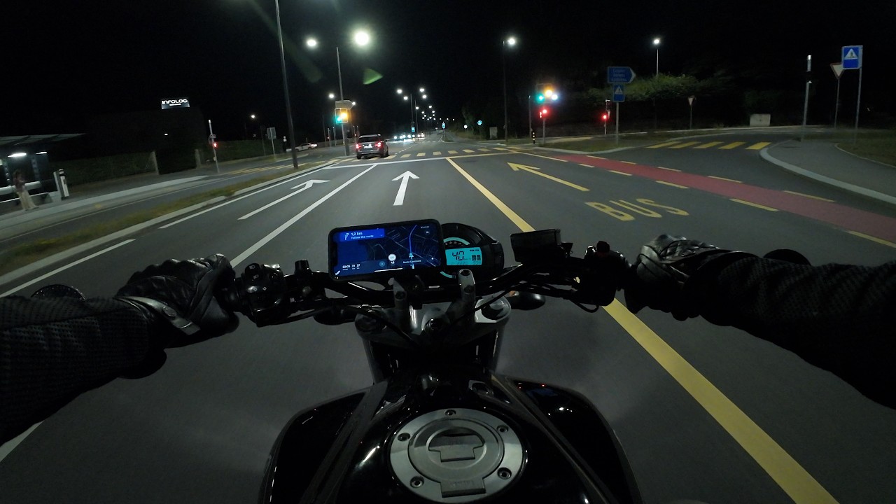 Solo Night Ride Yamaha fz6 engine sound only [UNCUT]