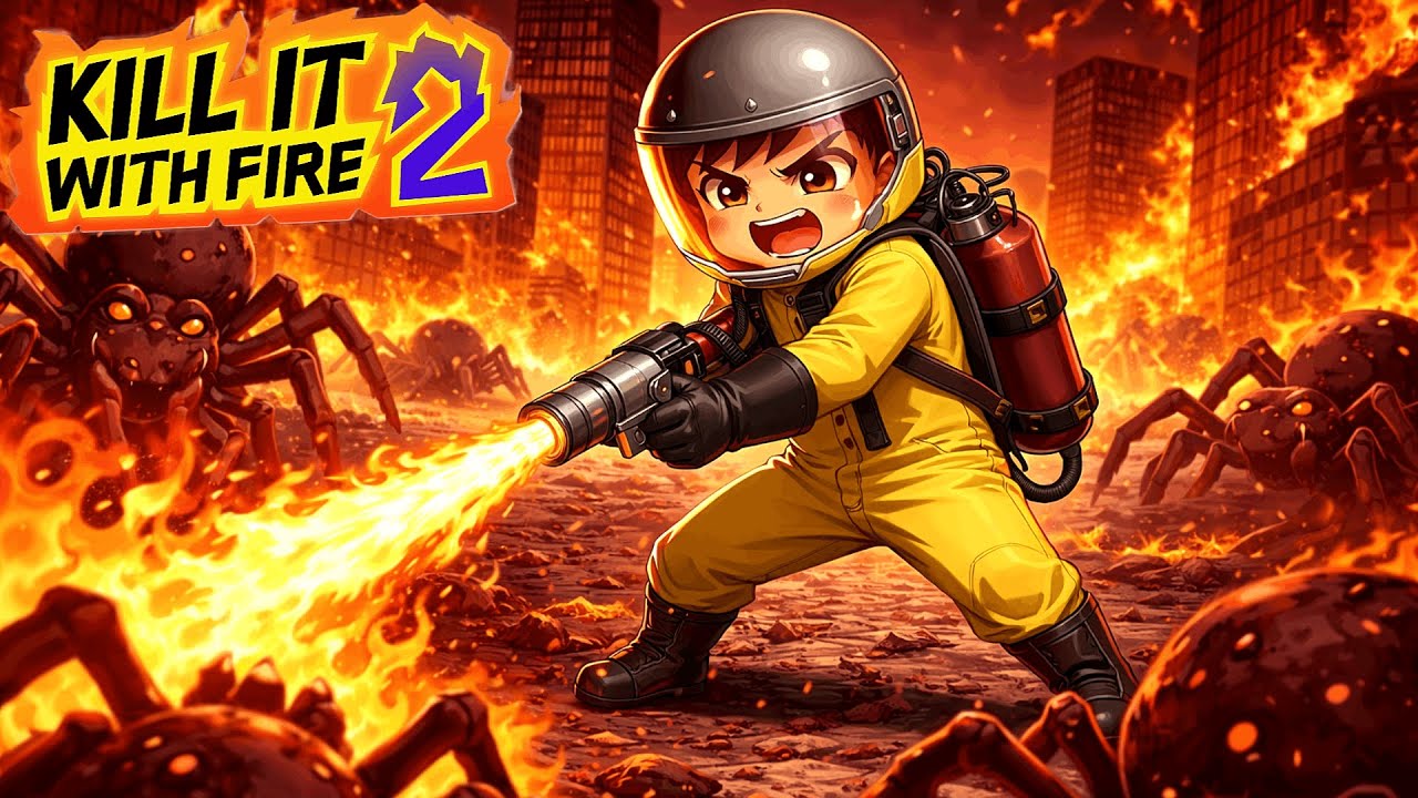 Rumah Albert Ada Sarang Spider! | Kill It With Fire 2 (Malaysia) | #1