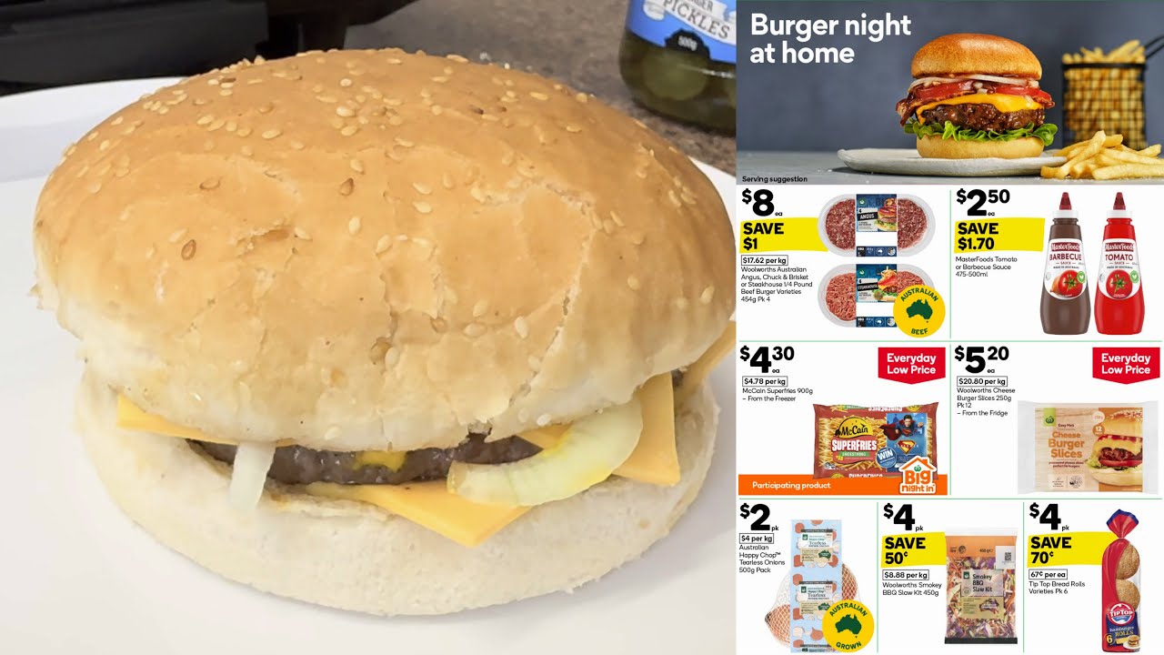 Woolworths Quarter Pounder