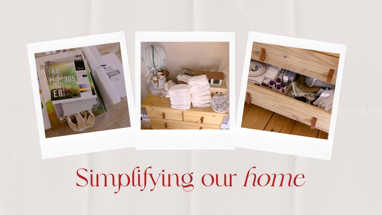 Reorganizing the baby dresser as new parents | Simplifying Our Home