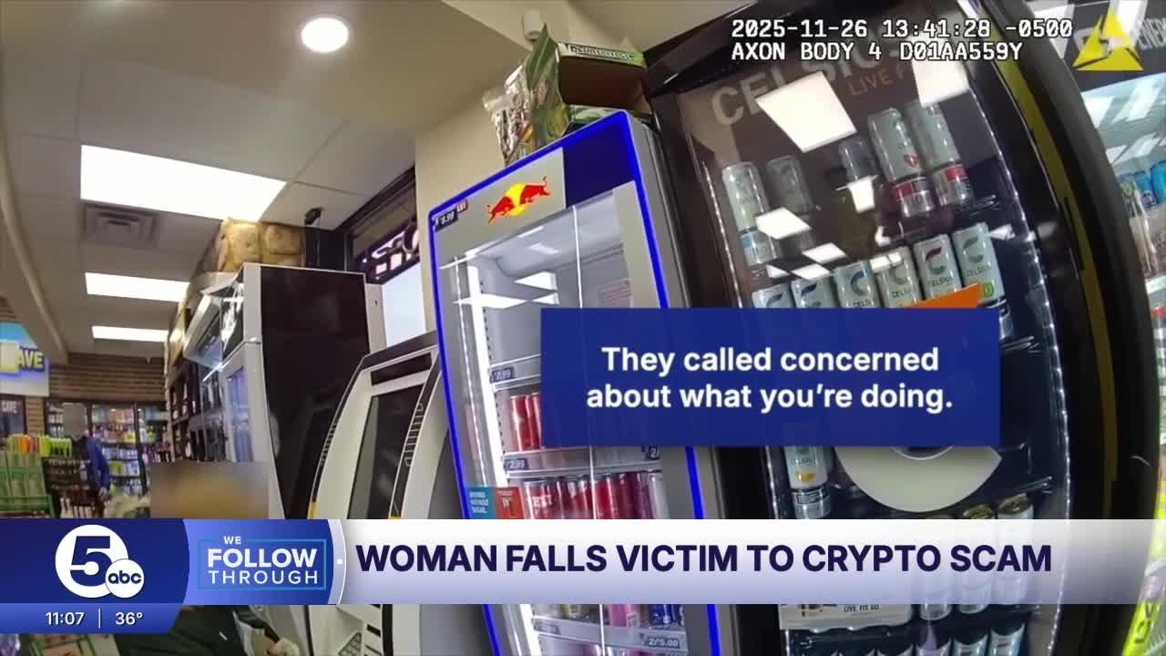 Woman loses thousands of dollars in crypto ATM scam; police release bodycam