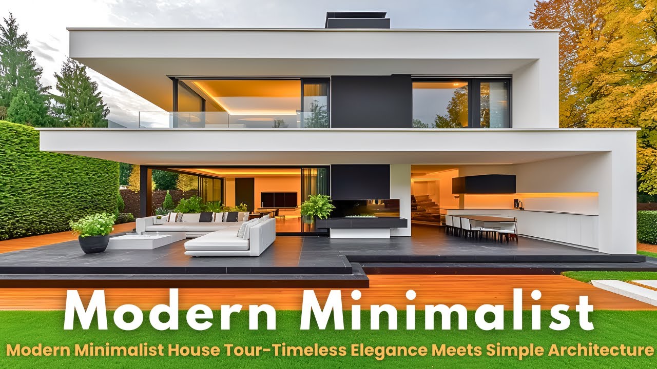 Pure Architectural Elegance | Modern Minimalist Homes with Timeless Appeal