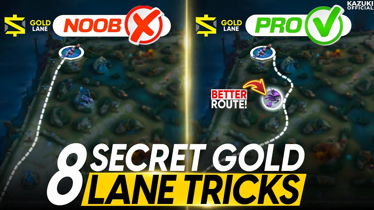 8 SECRET TIPS TO BE THE BEST GOLD LANER | MLBB GOLD LANE&nbsp;GUIDE&nbsp;2024