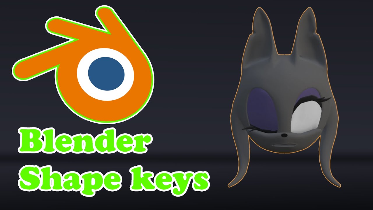 How to Make a Blink in Blender with Shape Keys