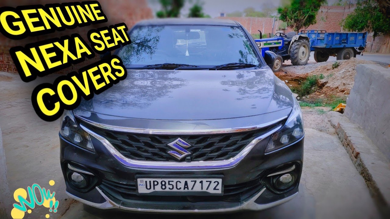 New Baleno 2022 Genuine Nexa Seat Covers | Top Model Alpha Baleno 6 Air Bags Seat covers
