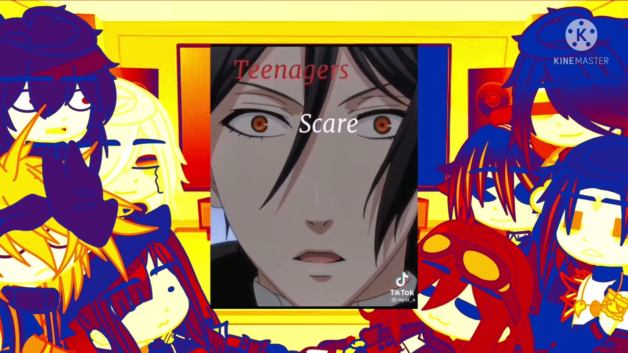 genshin impact react to kaeya as ciel//Genshin Impact// Gacha Club