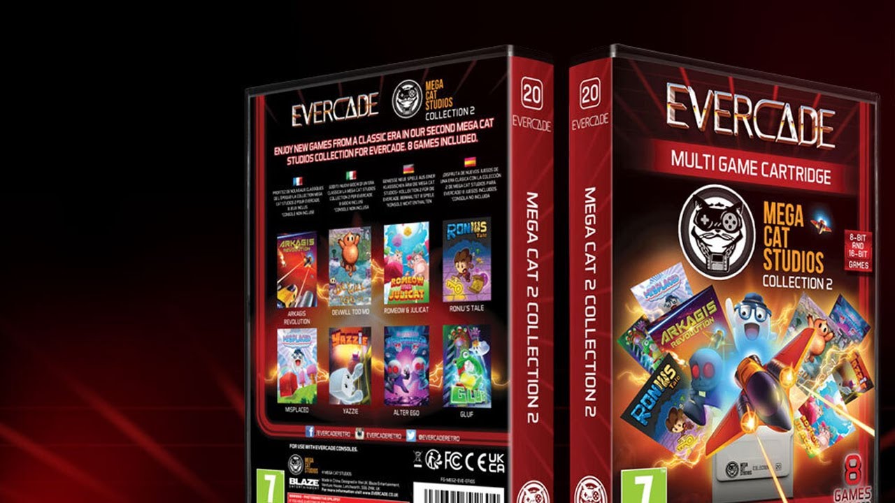 Mega Cat Studios Collection 2 Gameplay | Evercade - All games