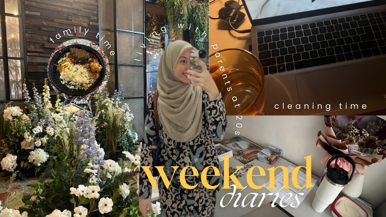 WEEKEND VLOG🦋| clean weekend with me,  handbag cleaning & spend time with family