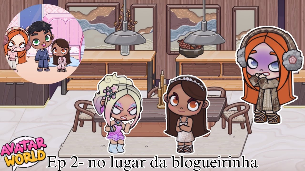 No lugar da blogueirinha e descobri..K&L_F&B historinha de #avatarworld #pazu #series #blogger #pazu