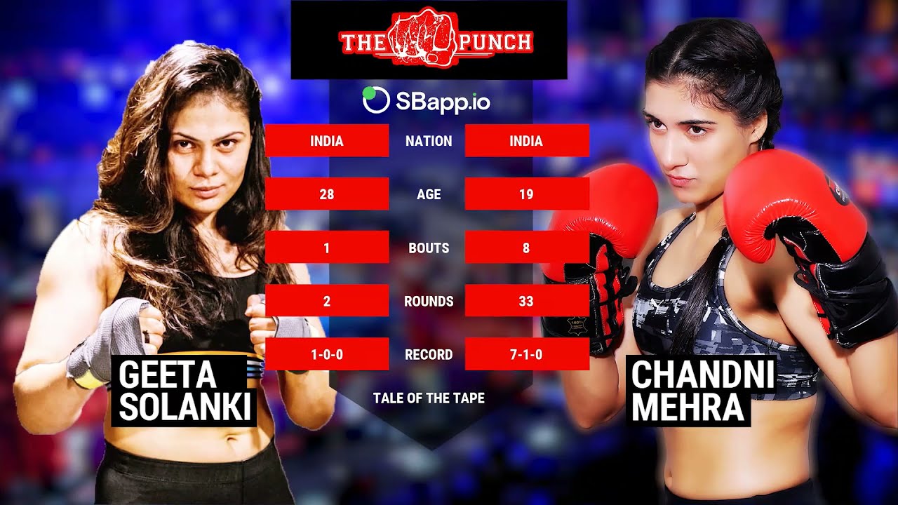 @ThePunchBoxingleague  Best fight ever Chandani Vs Geeta | girls boxing | India