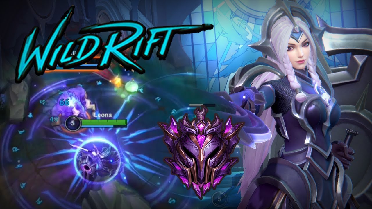 LUNAR ECLIPSE LEONA MASTER GAMEPLAY - BUILD AND RUNES - WILD RIFT