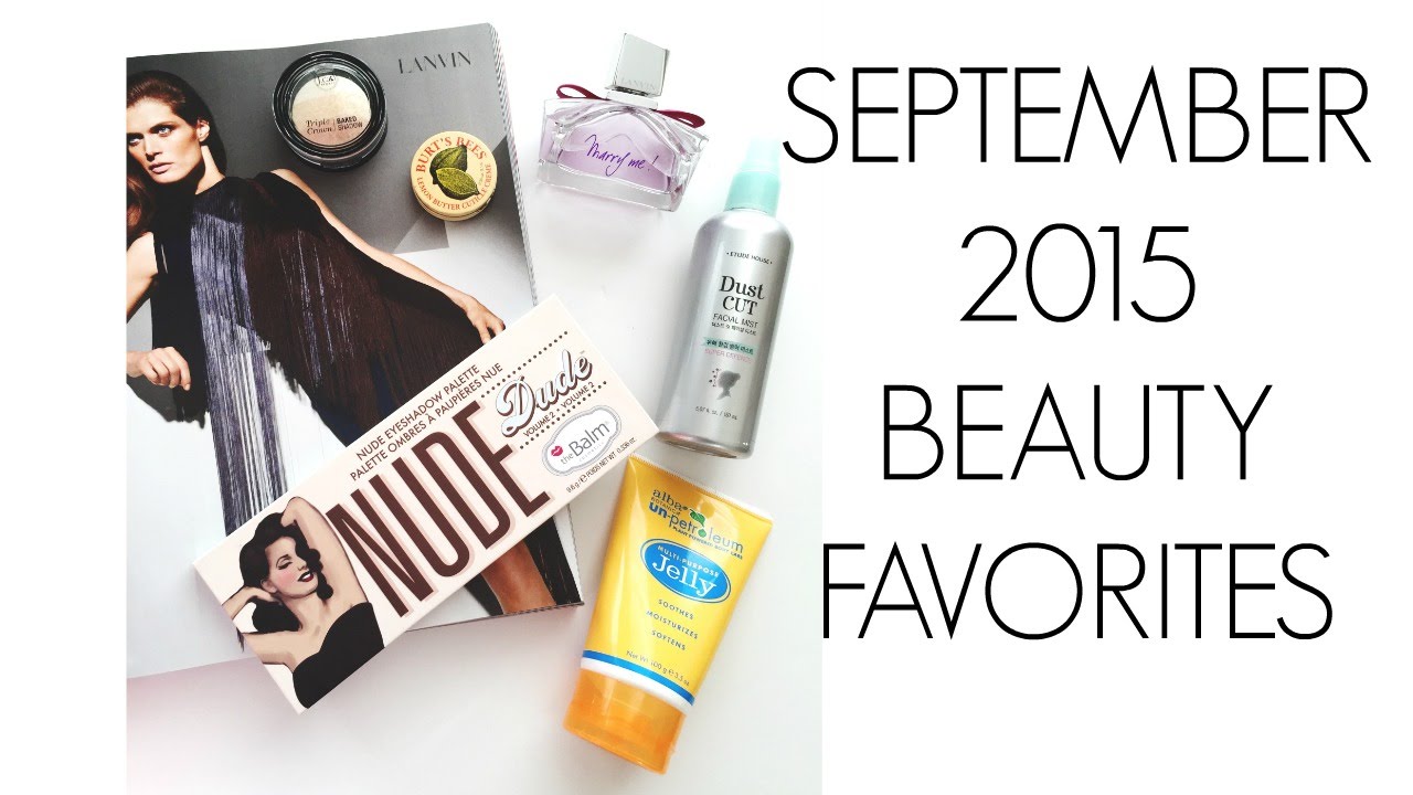 September 2015 Beauty Favorites GRWM Video I ByBare