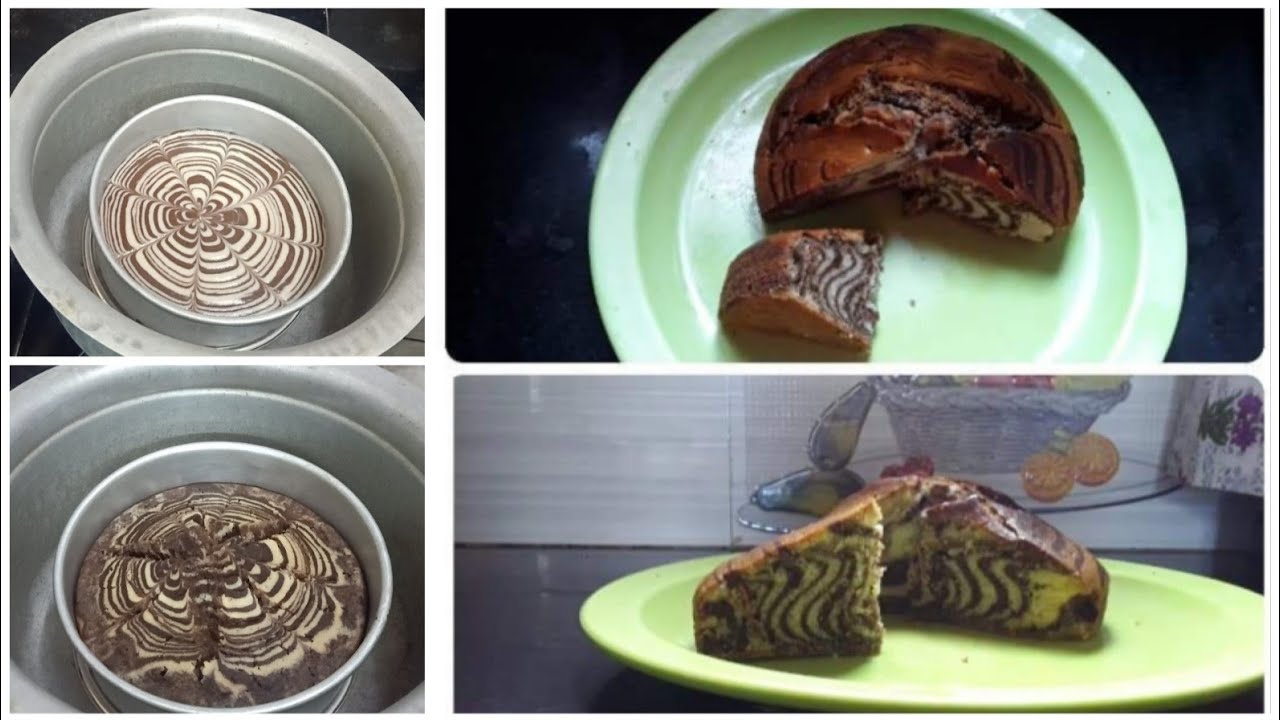 Zebra cake recipe in Telugu || #maaintiabhiruchi  cake recipes// eggless cake recipes in Telugu