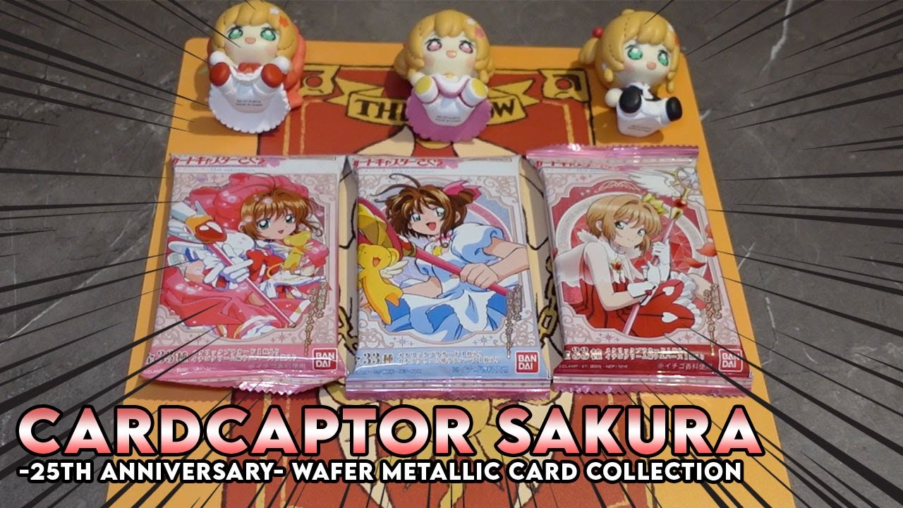 Cardcaptor Sakura -25th anniversary- Wafer Metallic Card Collection Box Openings!