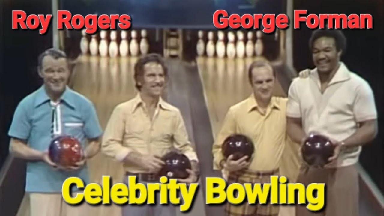 Roy Rogers - Don Adams - Bob Newhart - George Forman - Celebrity Bowling - 1970