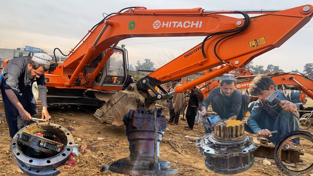 Amazing Restoration Swing Motor Assembly Of Excavator Machine // Process Of Repairing Swing Motor